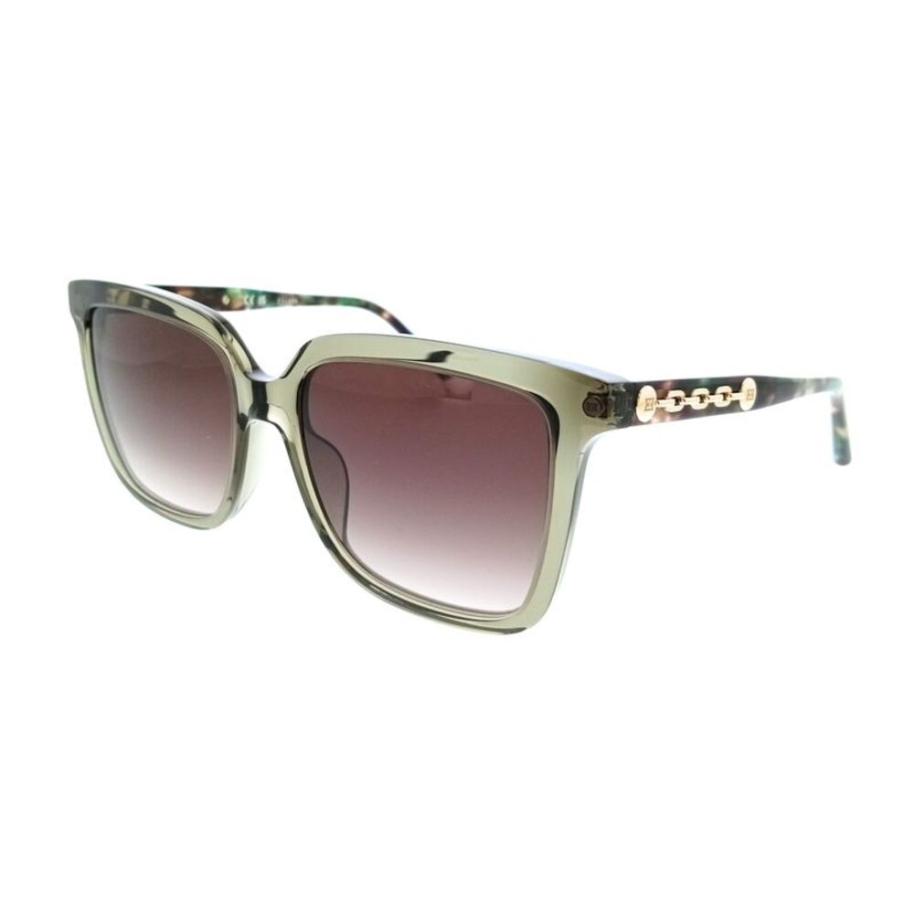ESCADA ESE61 981 Ladies Crystal Olive Square Chain Link Sunglasses